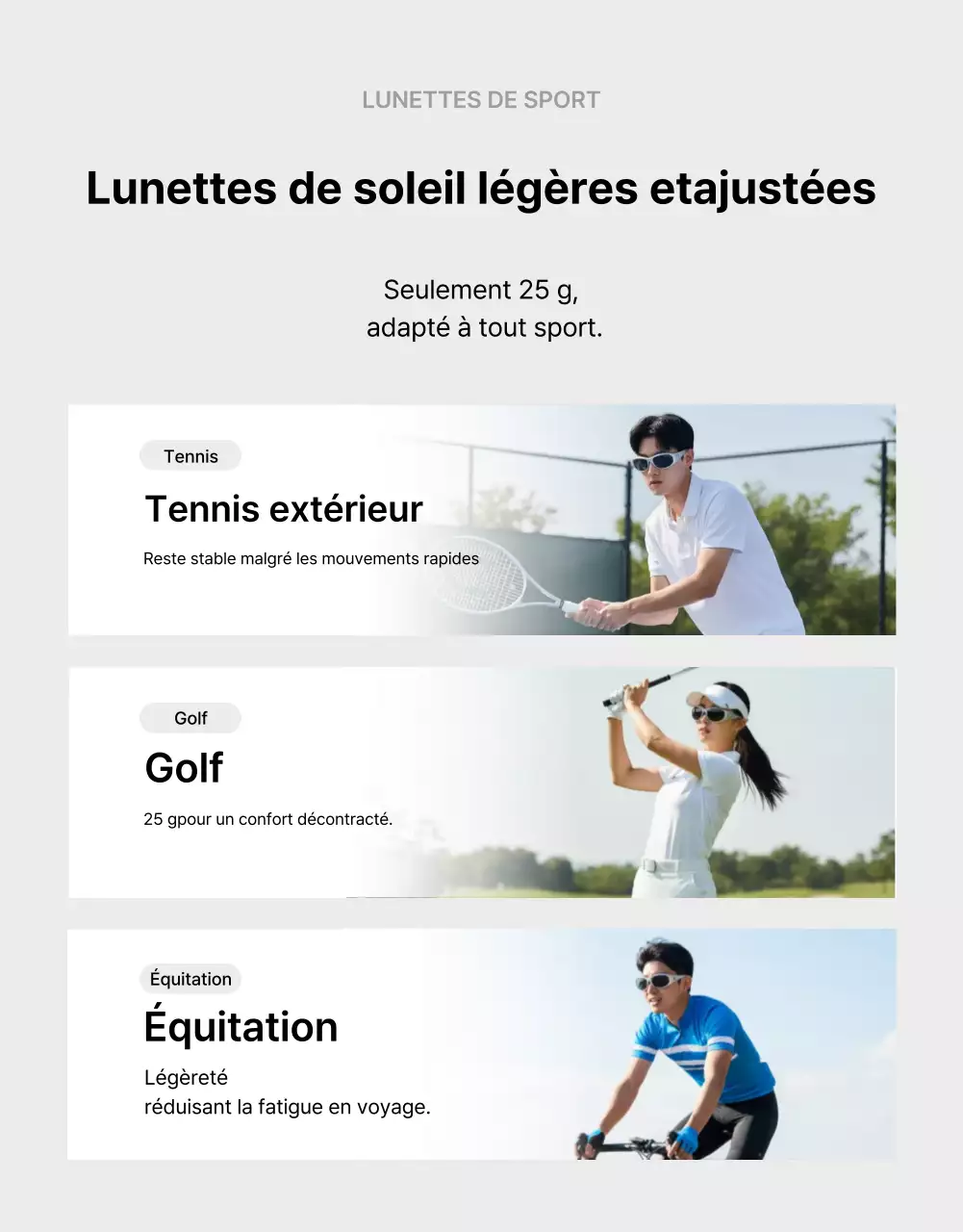 Publicité sportive moderne noire