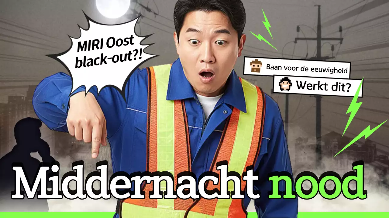 Noodadvertentie met de groene fles