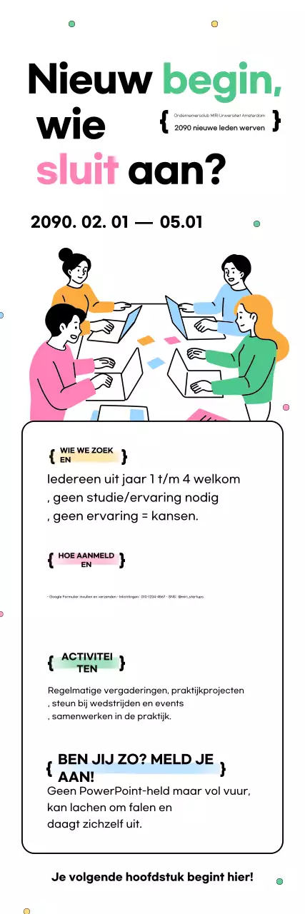 Wervingsgids voor de Pink Clean Club