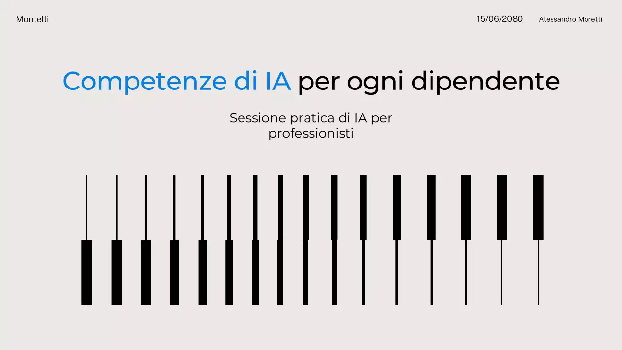 Invito al corso di intelligenza artificiale moderna nera