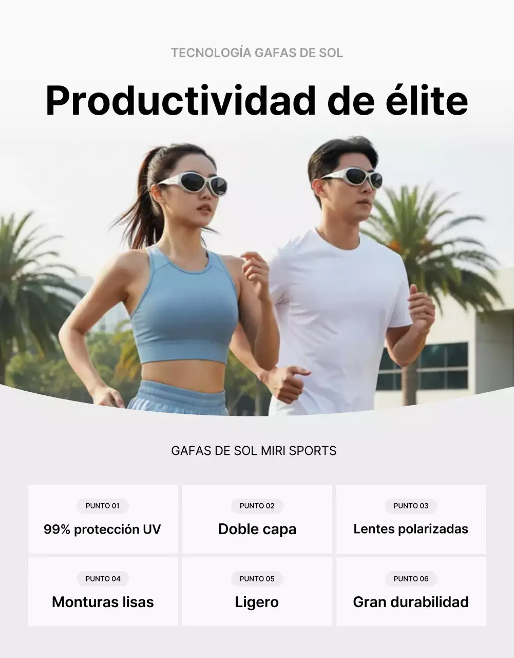 Anuncio deportivo moderno negro