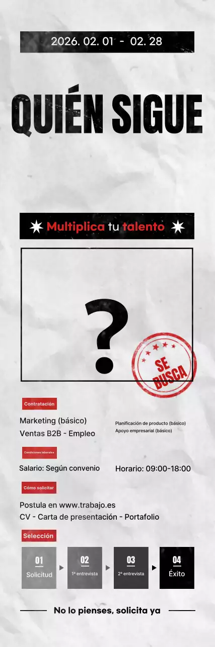 Reclutamiento de Black Retro Reclutamiento