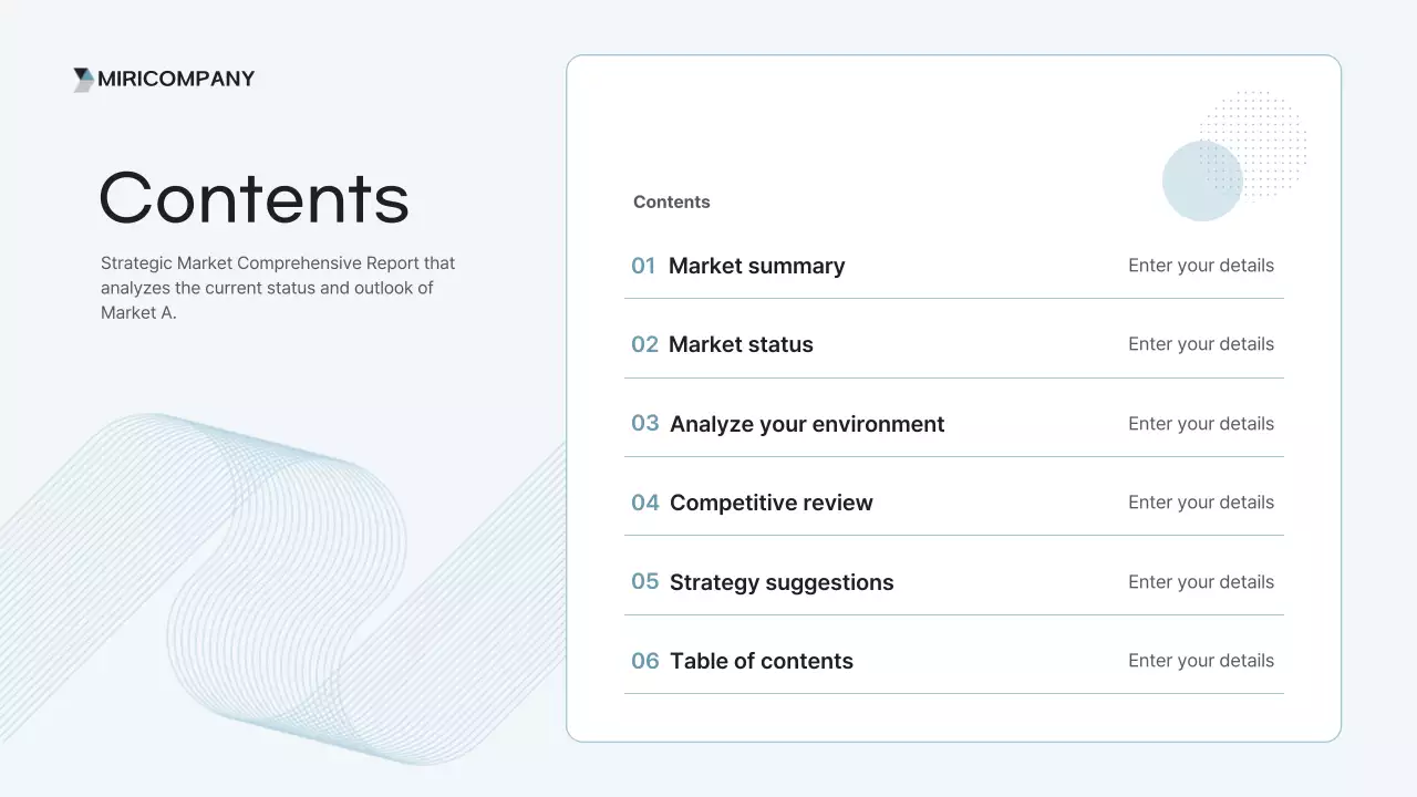 báo cáo phân tích hiện đại màu xanh