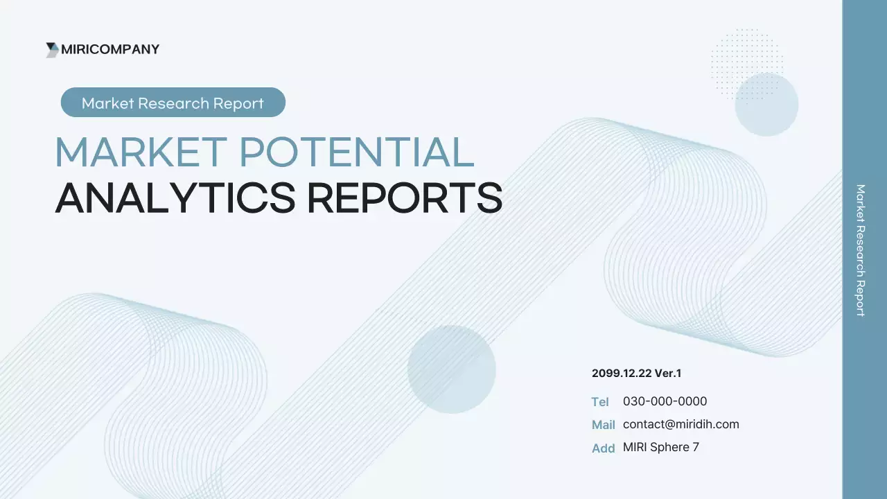 báo cáo phân tích hiện đại màu xanh