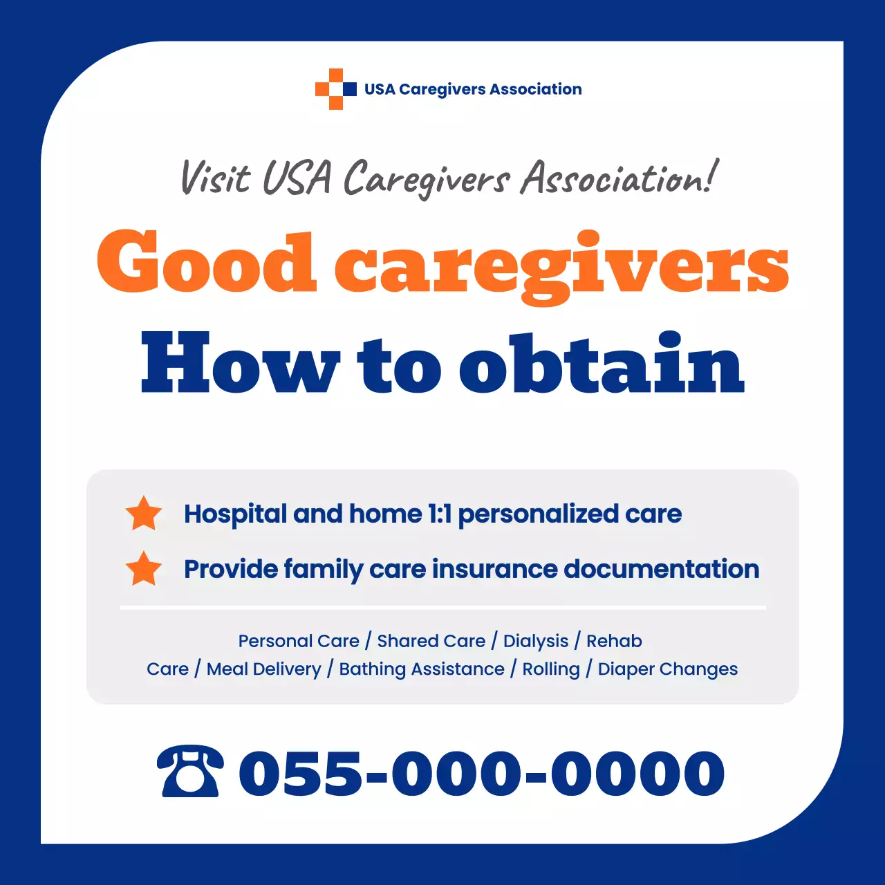 panduan perawatan modern berwarna oranye