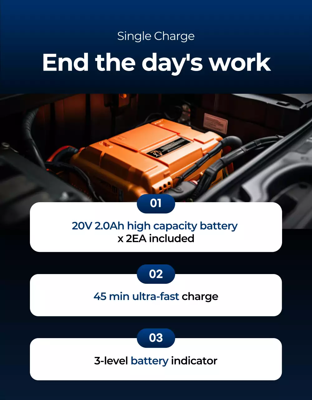 iklan bor modern biru