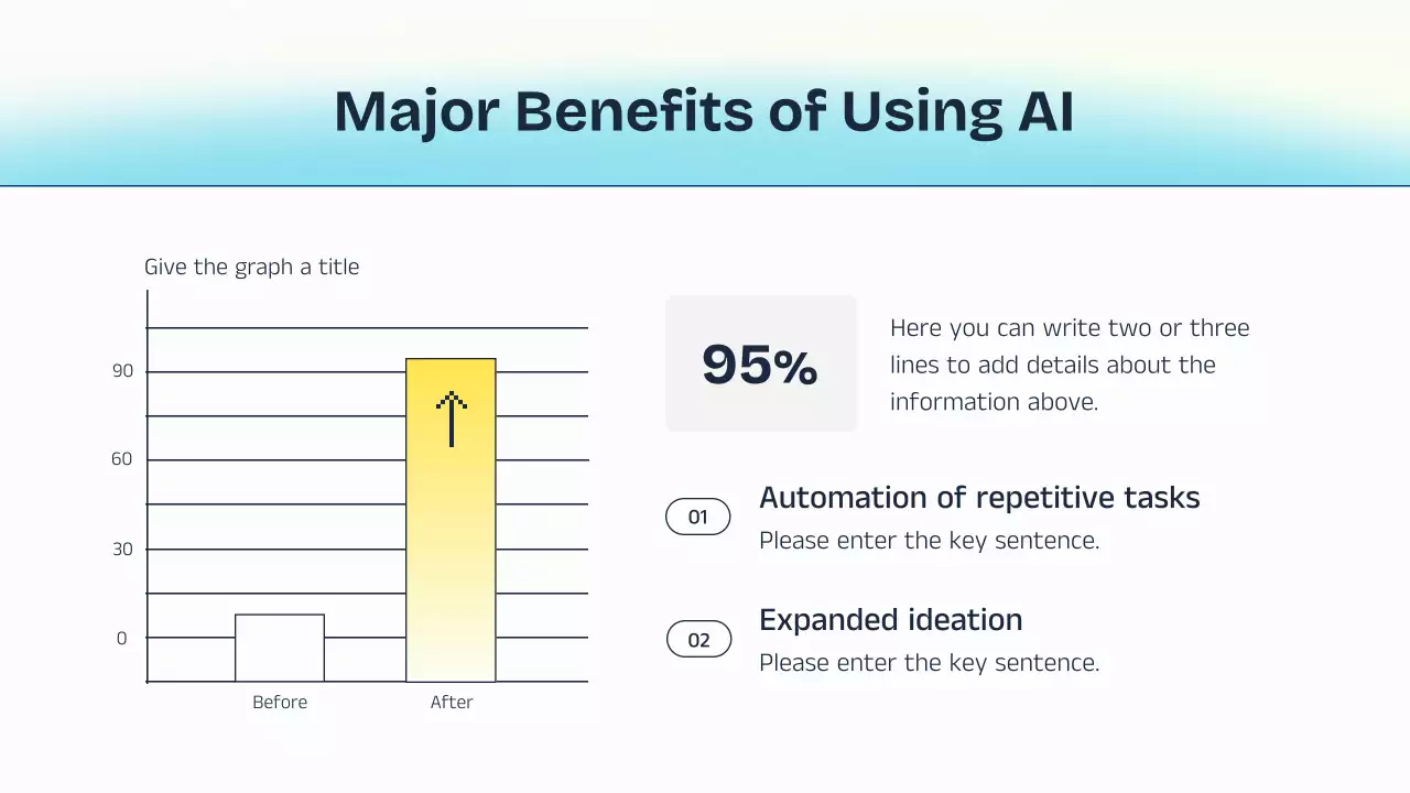 파란색과 노란색 AI 강의 발표 자료
