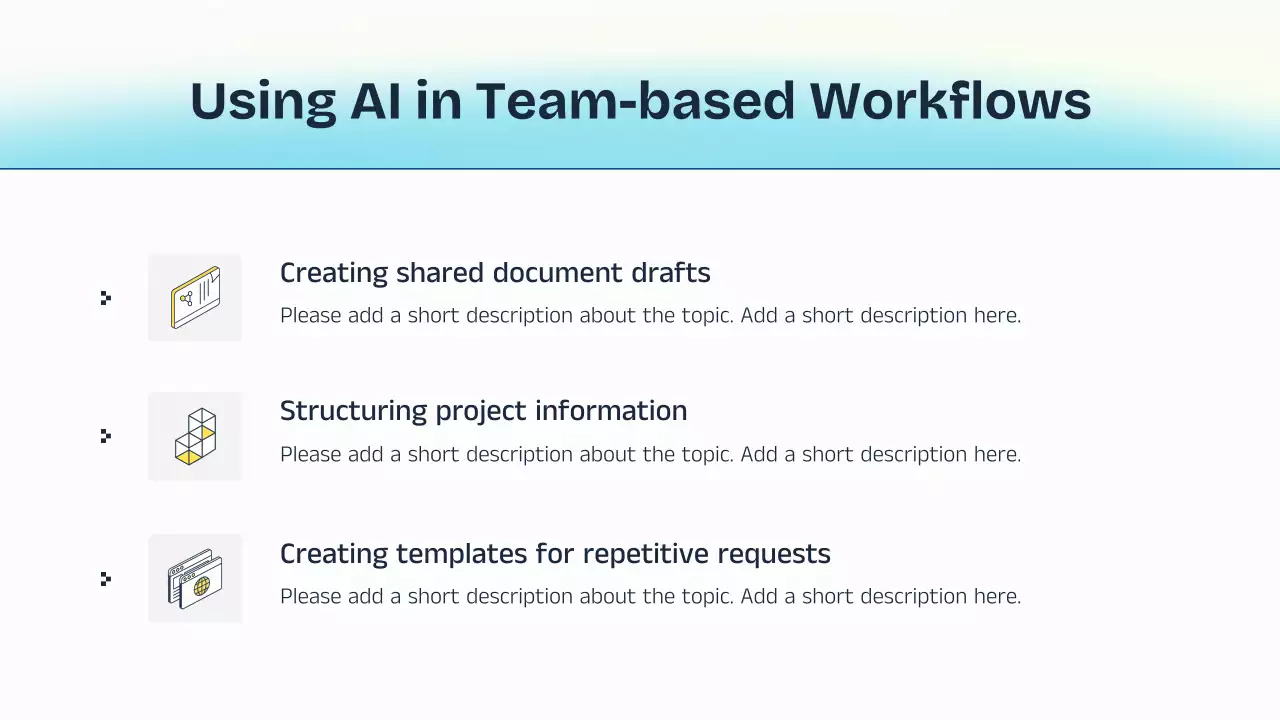 파란색과 노란색 AI 강의 발표 자료