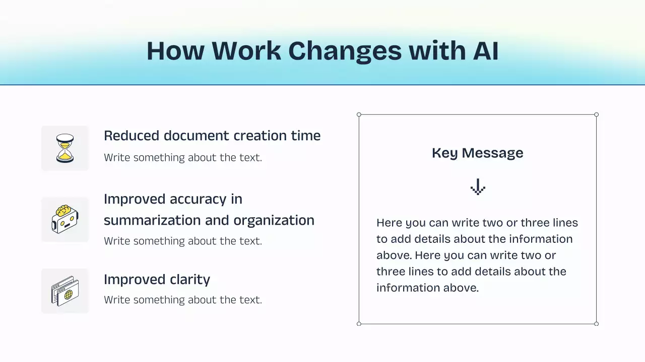 파란색과 노란색 AI 강의 발표 자료