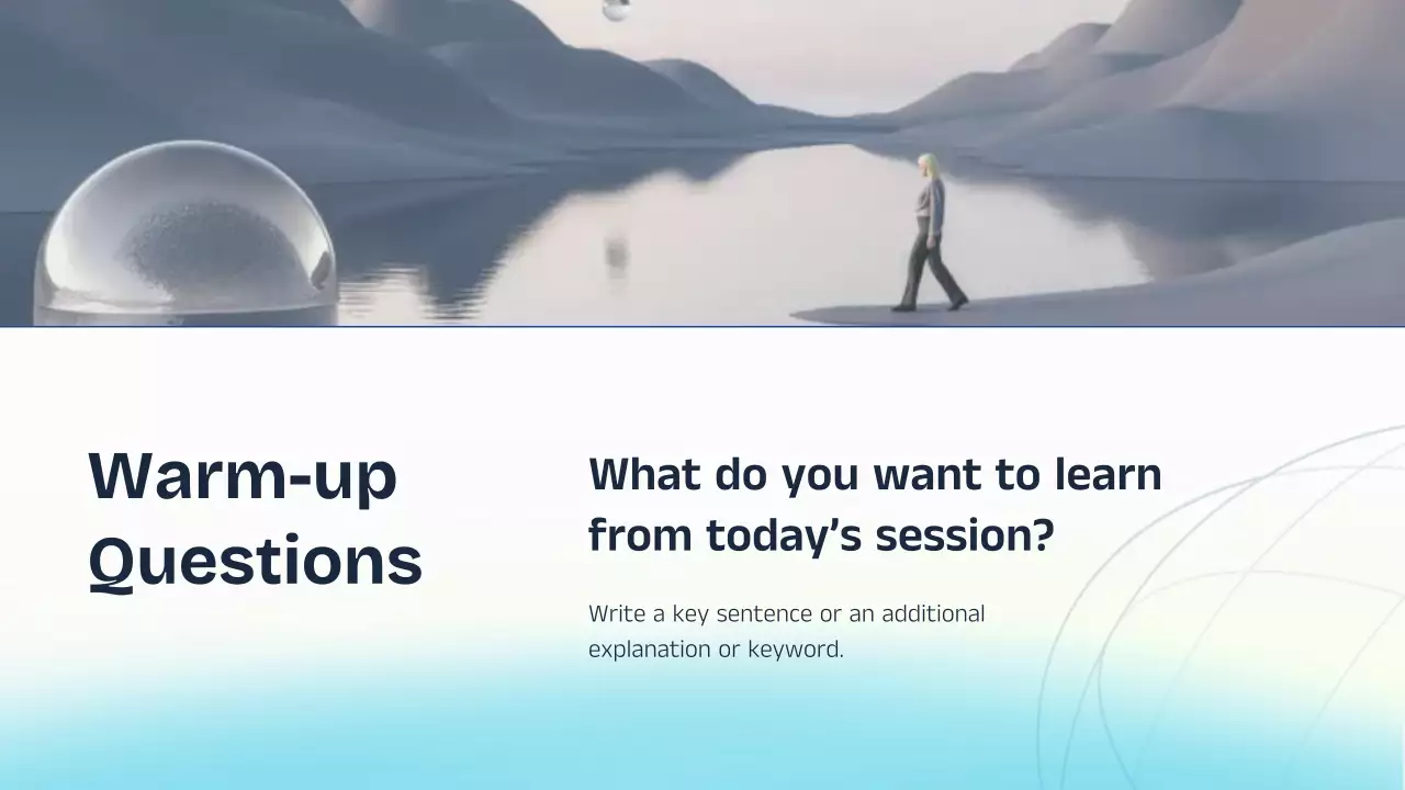 파란색과 노란색 AI 강의 발표 자료