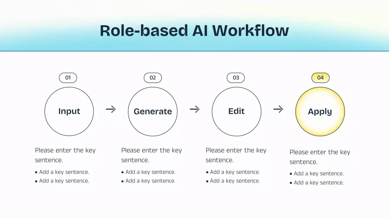 파란색과 노란색 AI 강의 발표 자료