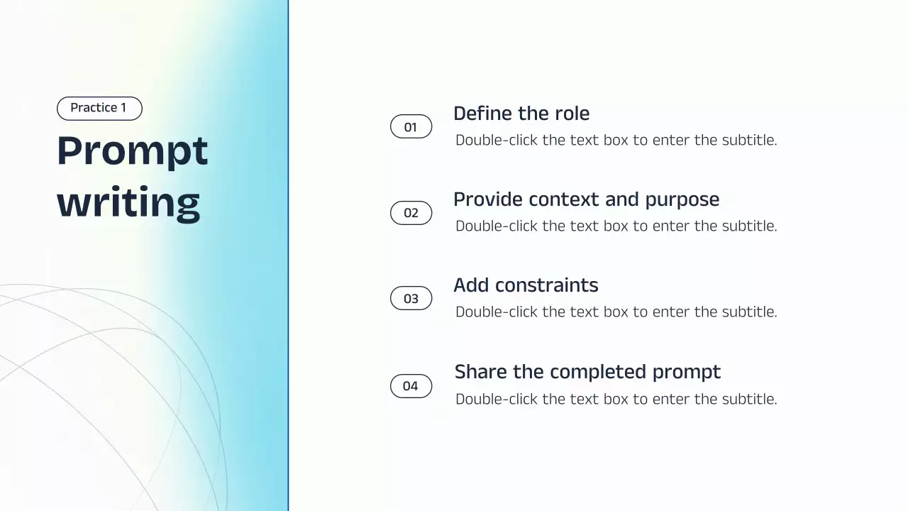 파란색과 노란색 AI 강의 발표 자료