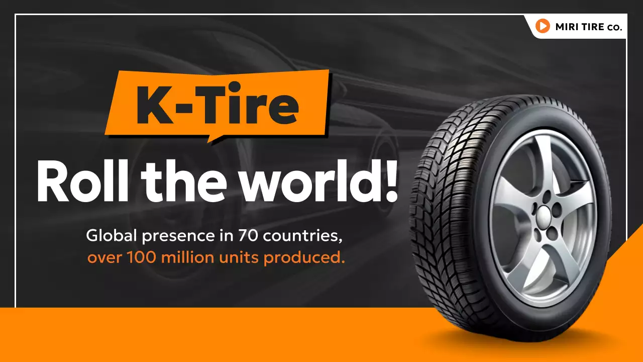 orange modern tire promotion