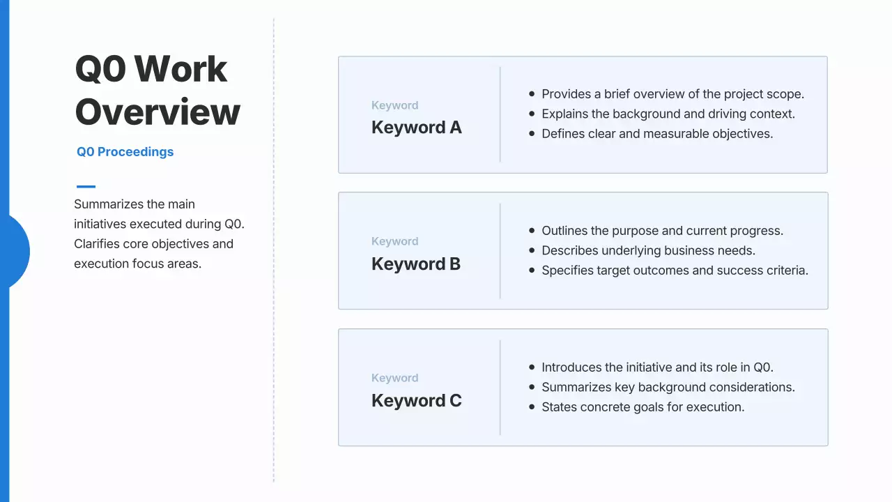 하늘색 깔끔 성과 리뷰 보고서