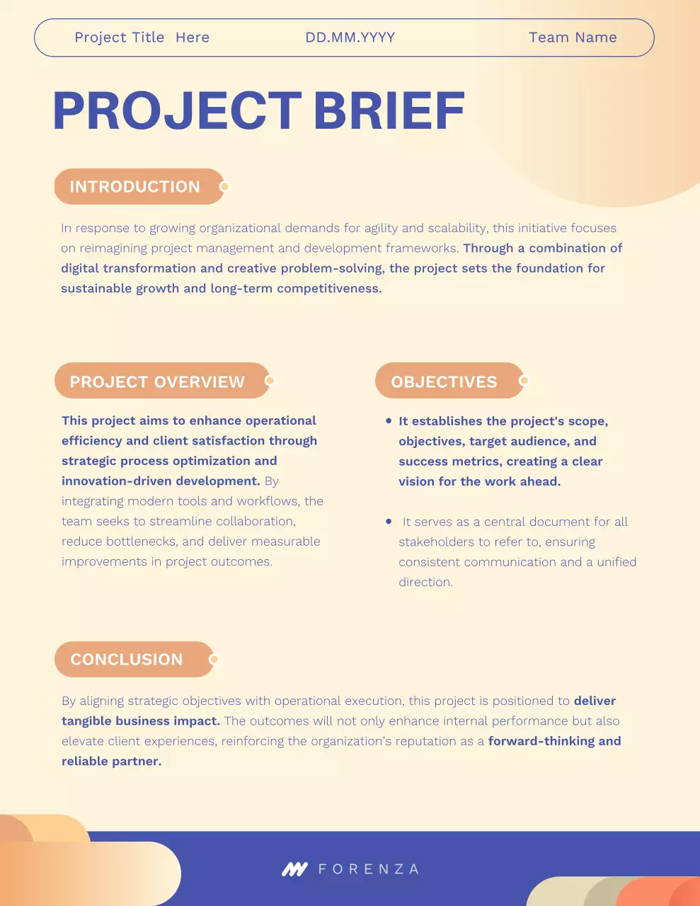 Beige Modern Project Document Letter