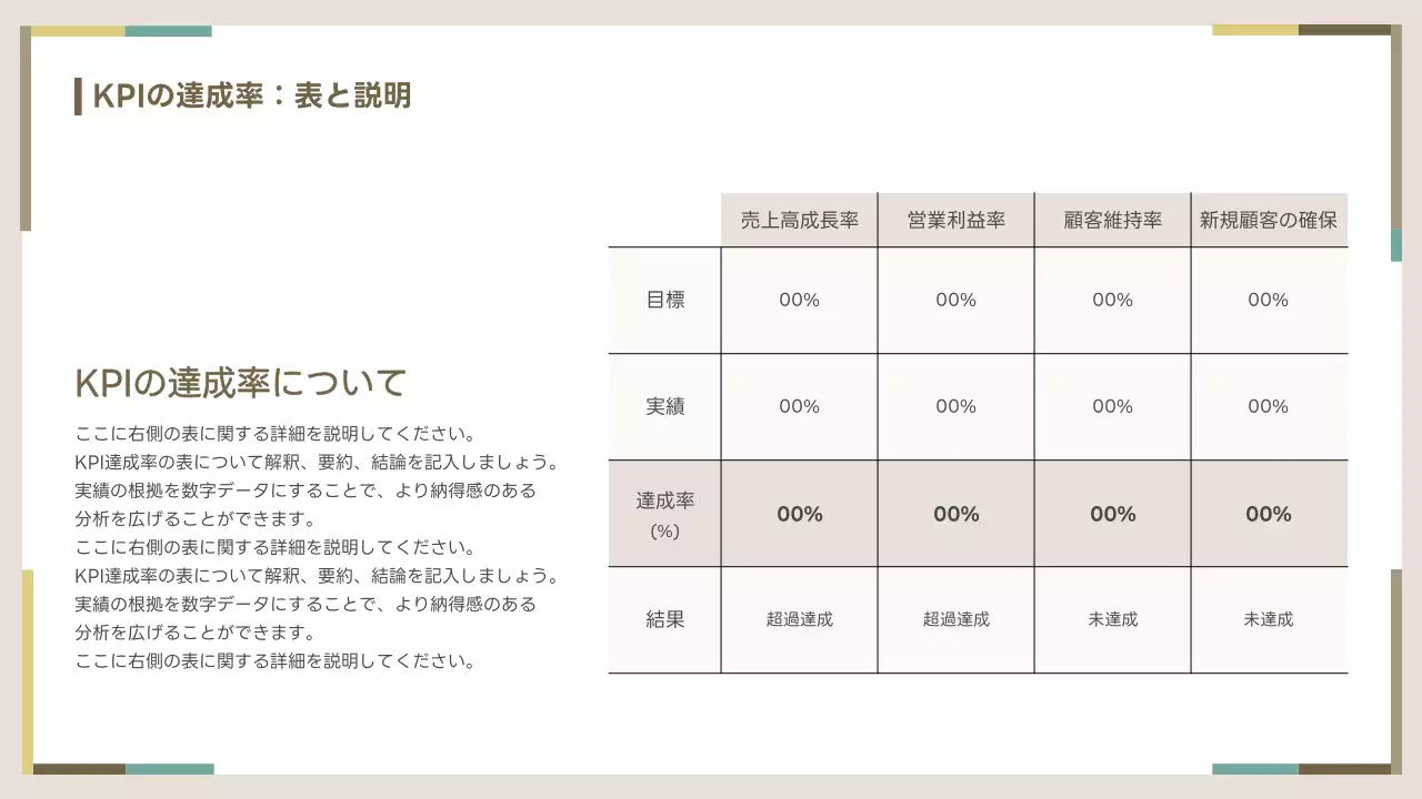 ベージュ シンプル ビジネス 提案書