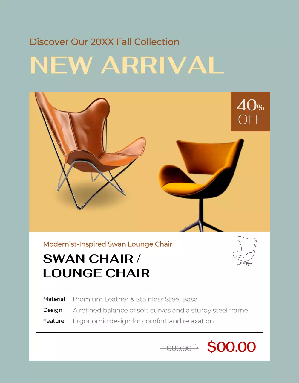 Acara Penjualan Furnitur Modern Coklat