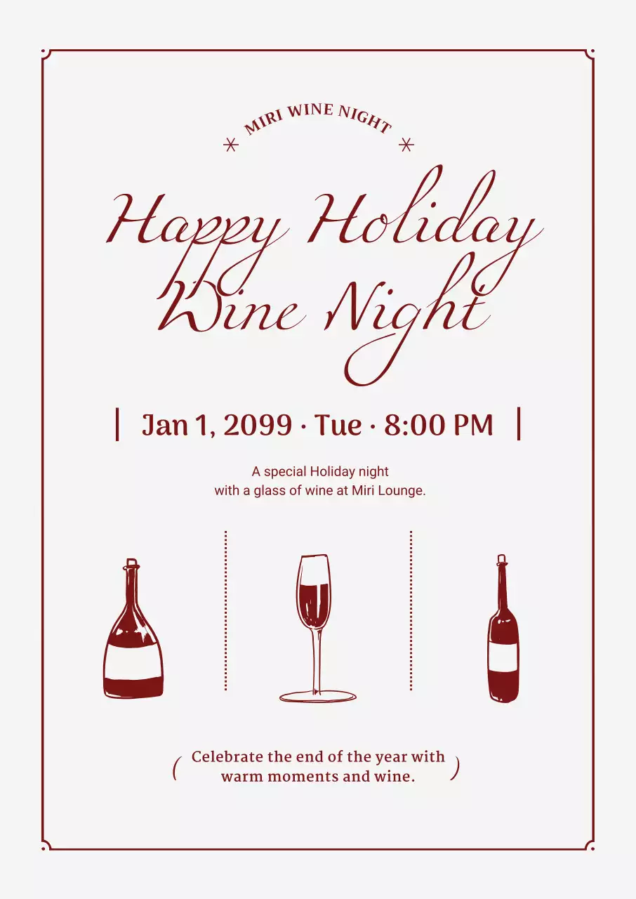 Acara Natal Klasik Beige