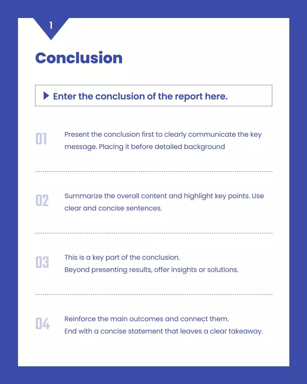 Laporan Penilaian Kinerja Perusahaan Biru dan Putih Sederhana