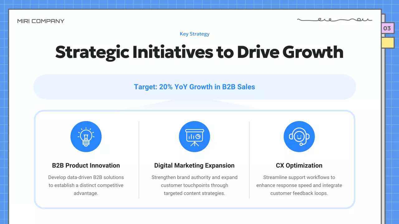 파랑 심플 업무 계획서 기획