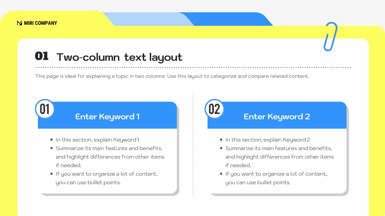 흰색 깔끔 보고서 정보 전달