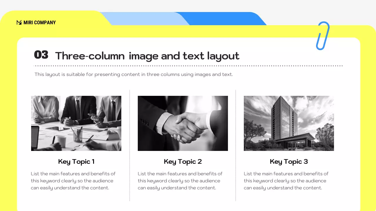 흰색 깔끔 보고서 정보 전달