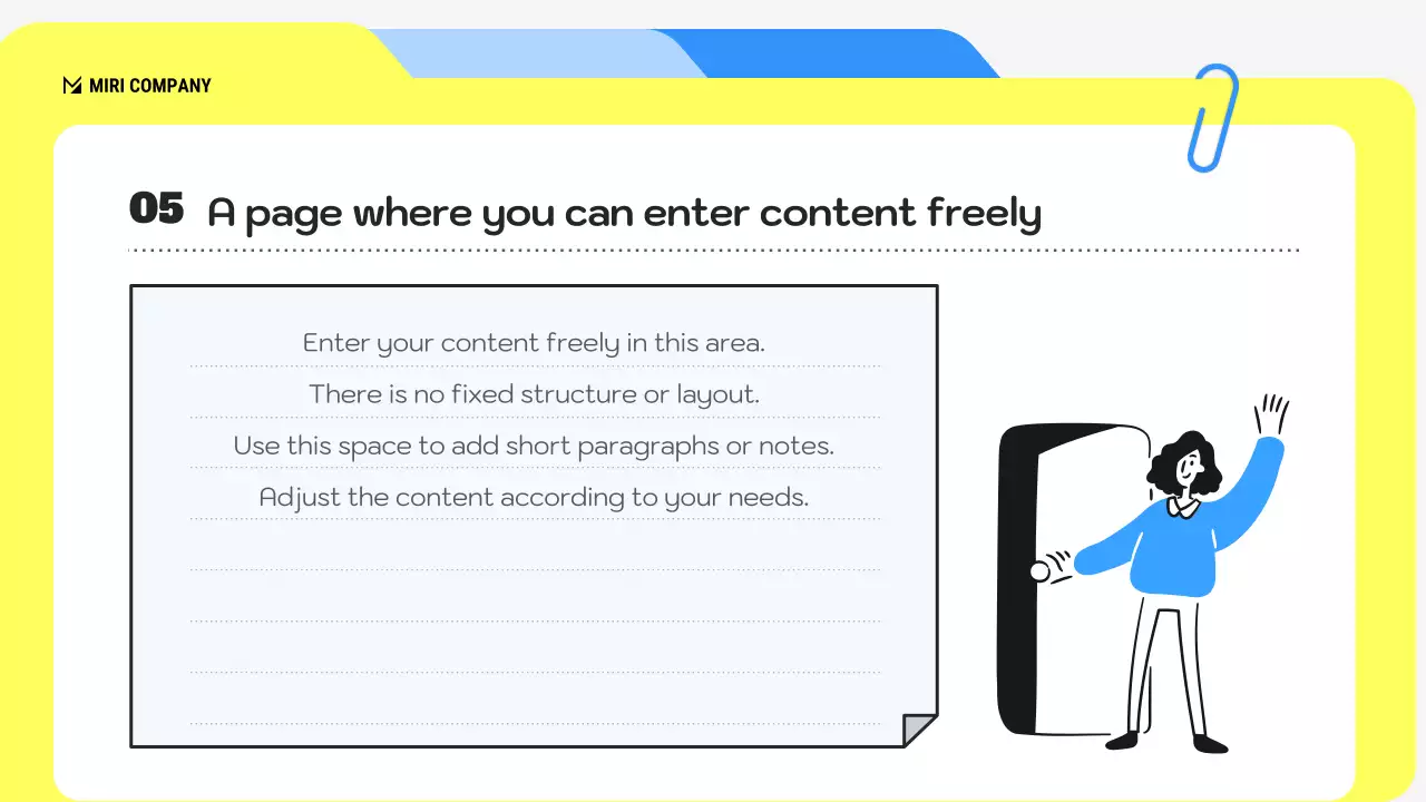 흰색 깔끔 보고서 정보 전달