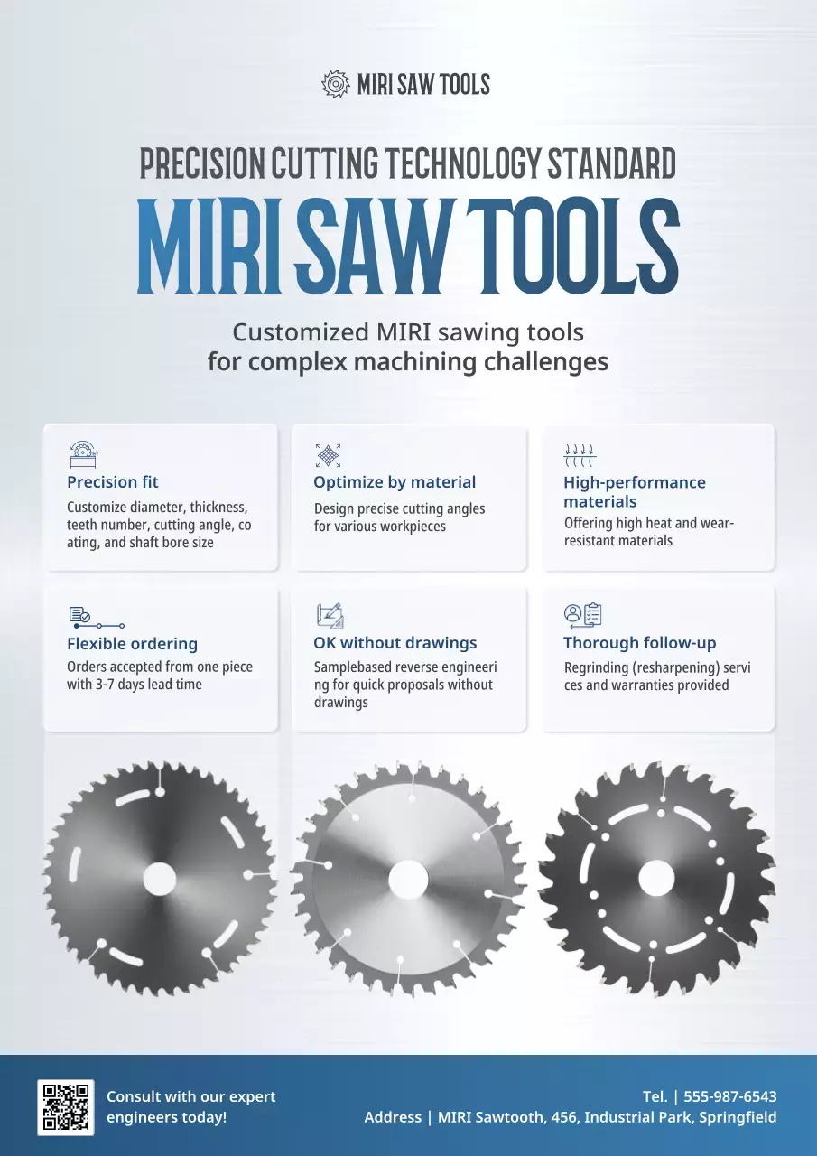 Gray Clean Cutting Technology Product Promotion