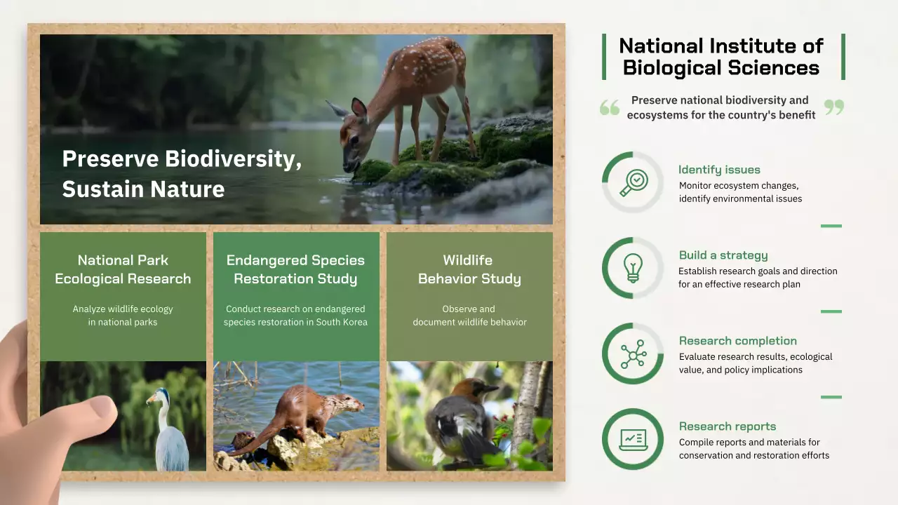 green modern biodiversity announcement