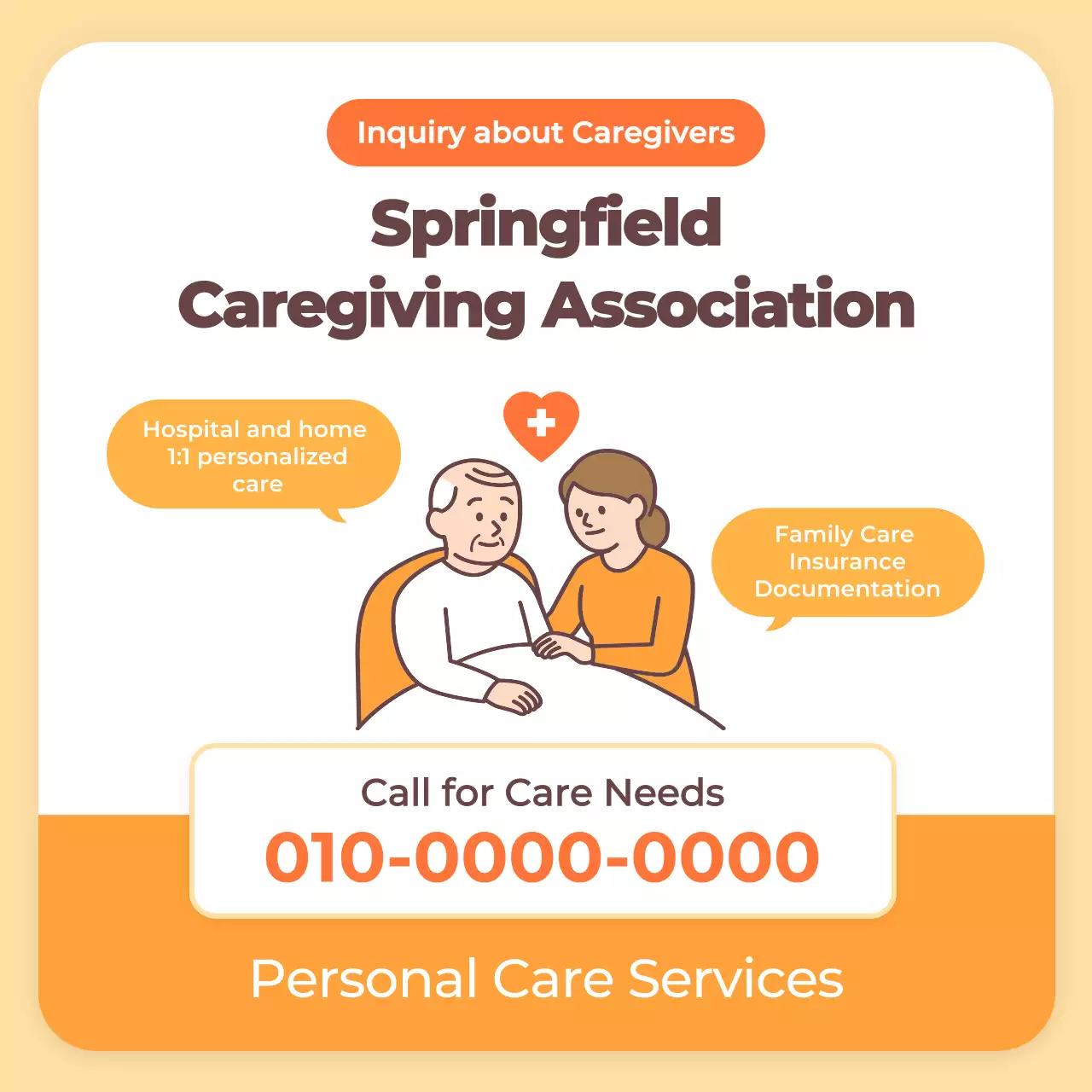 Orange Simple Care Service Promotion