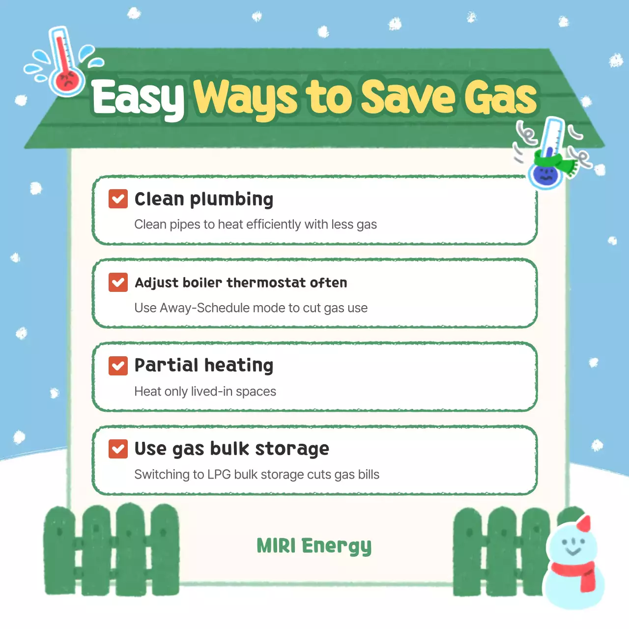 Panduan hemat energi berwarna biru langit yang lucu.