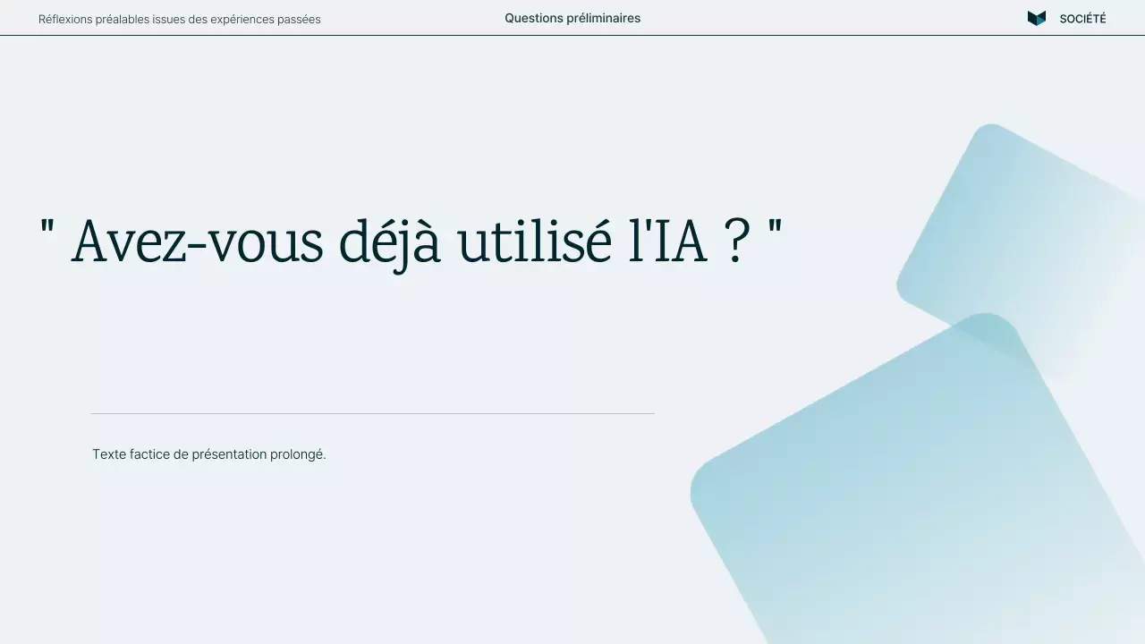 Présentation du cours d'IA moderne de la Marine