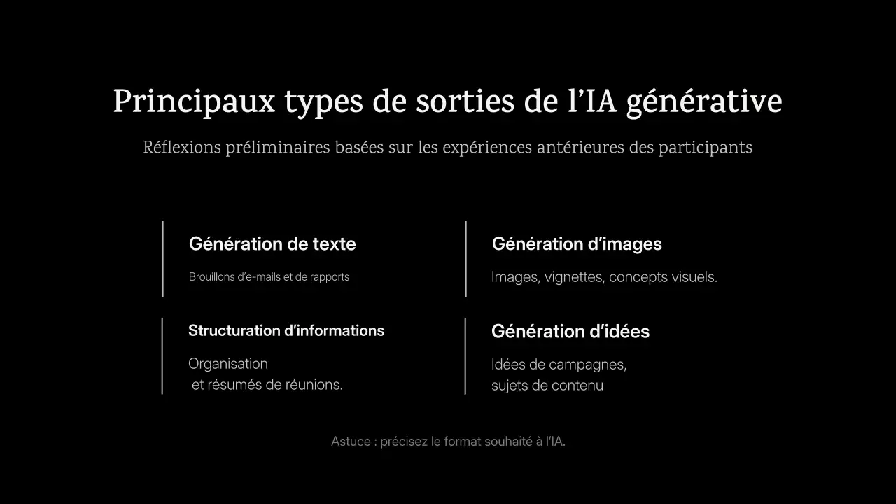 Annonce du cours d'IA moderne bleu