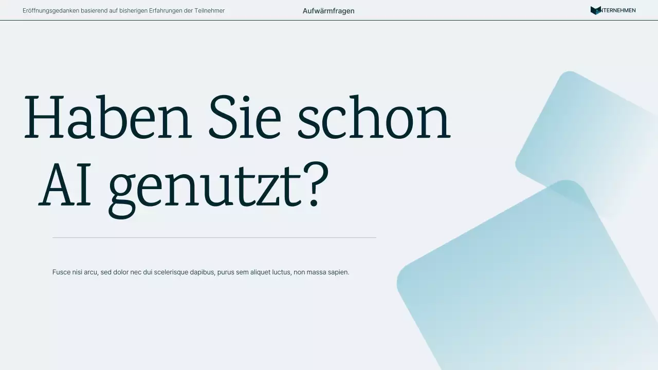 Präsentation des modernen KI-Kurses der Marine