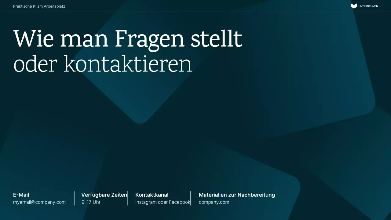 Präsentation des modernen KI-Kurses der Marine