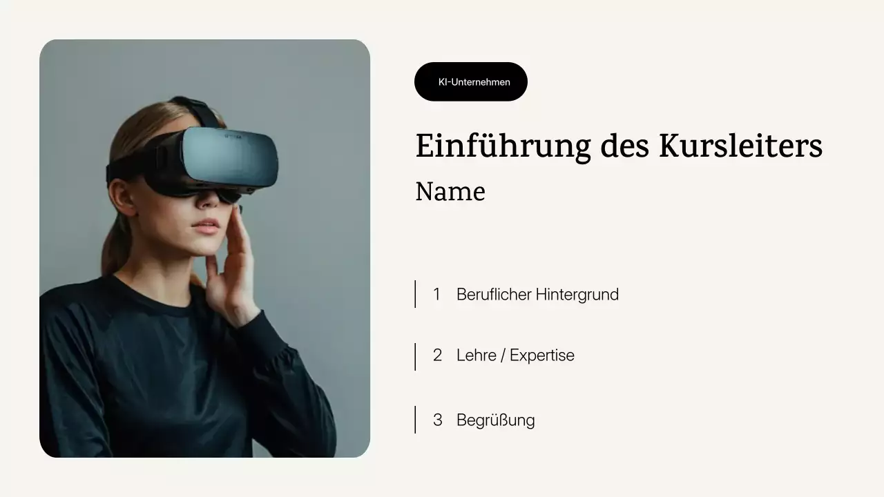 Ankündigung des modernen KI-Kurses „Blue Modern AI“
