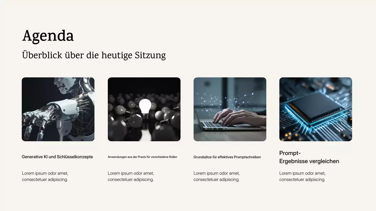 Ankündigung des modernen KI-Kurses „Blue Modern AI“