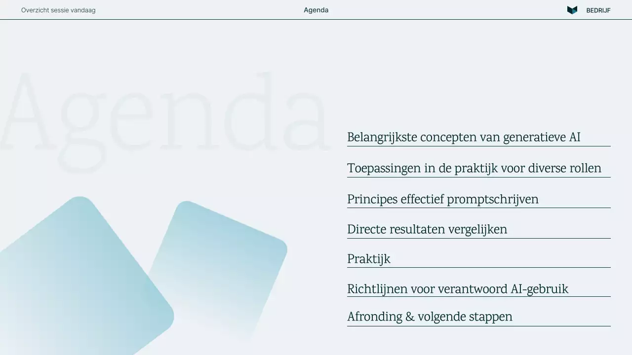 Presentatie van de moderne AI-cursus van de marine