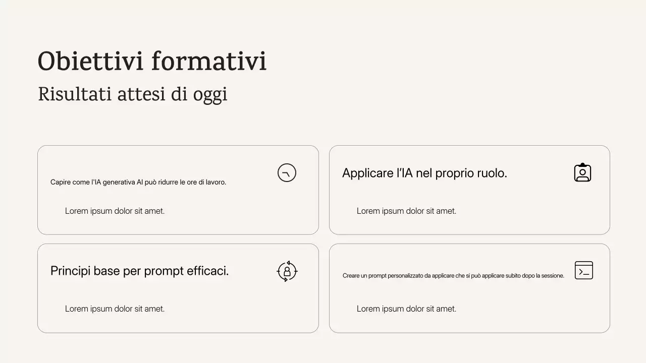 annuncio del corso di intelligenza artificiale moderna blu