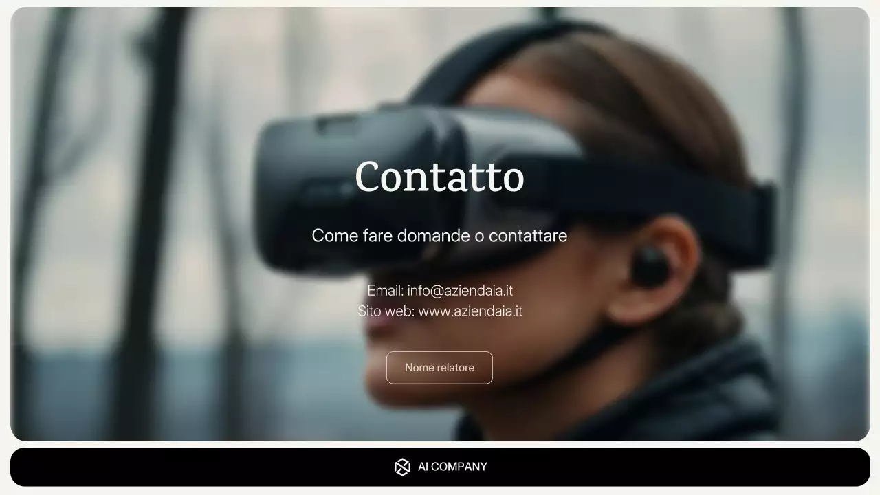 annuncio del corso di intelligenza artificiale moderna blu