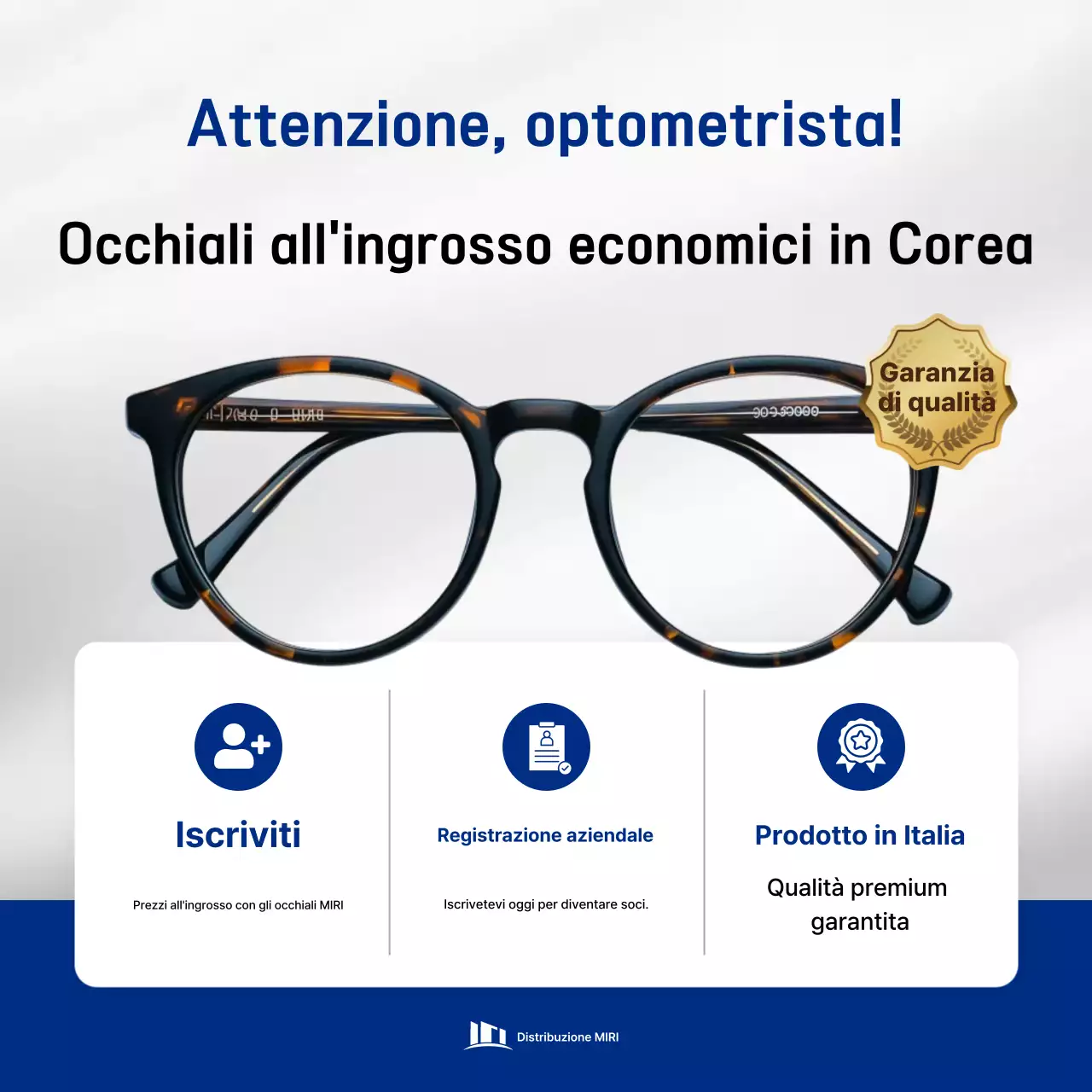 Promozione all'ingrosso di occhiali moderni blu