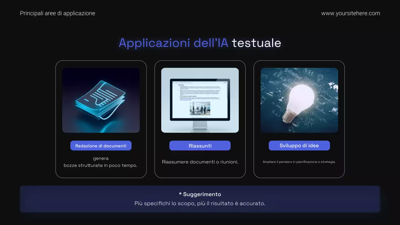 Presentazione del corso di intelligenza artificiale moderna nera