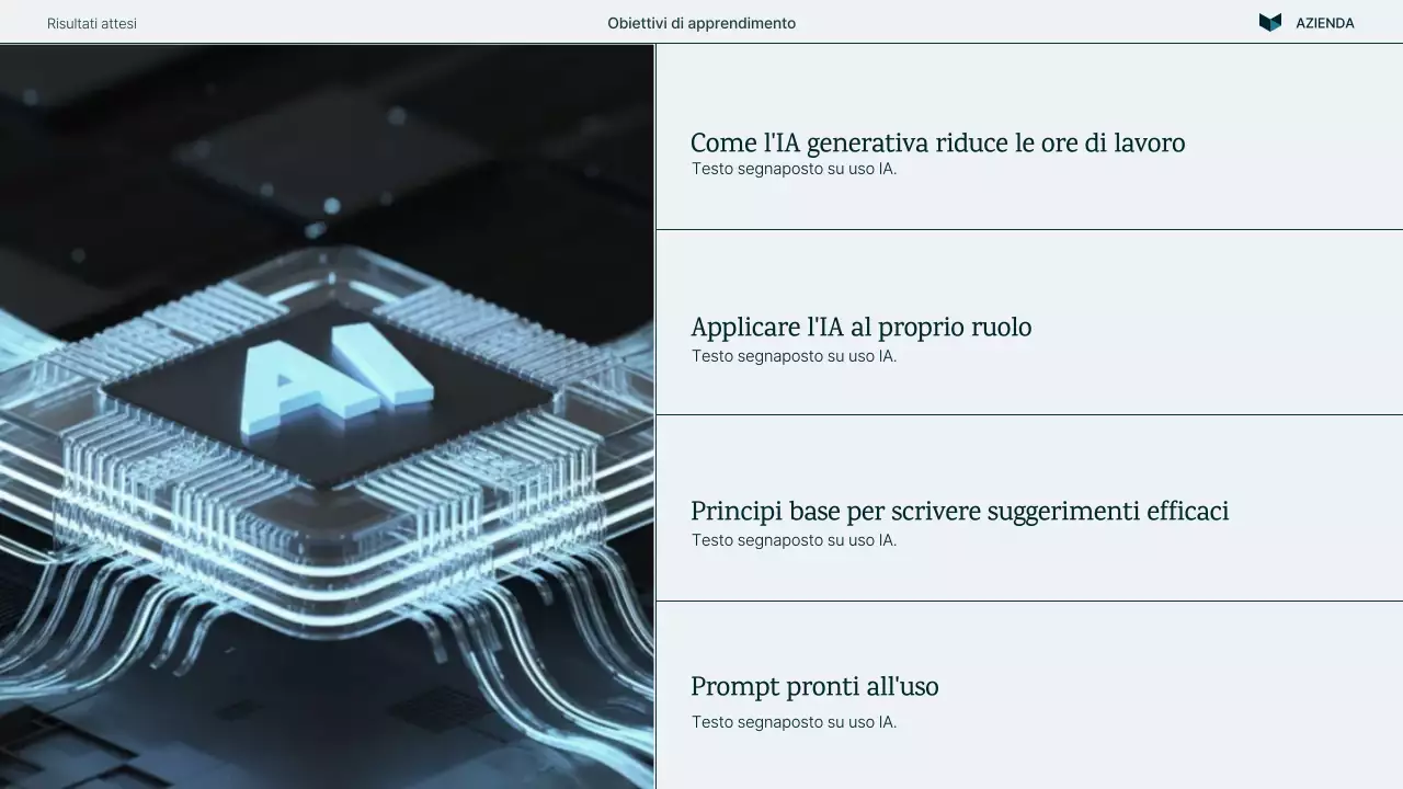 Presentazione del corso di intelligenza artificiale moderna della Marina