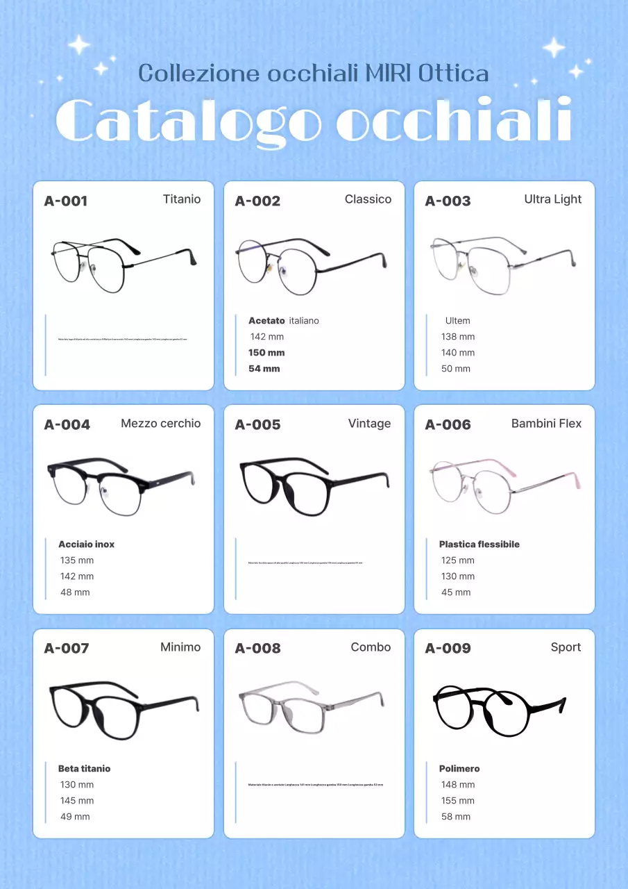 Catalogo Blue Modern Eyewear