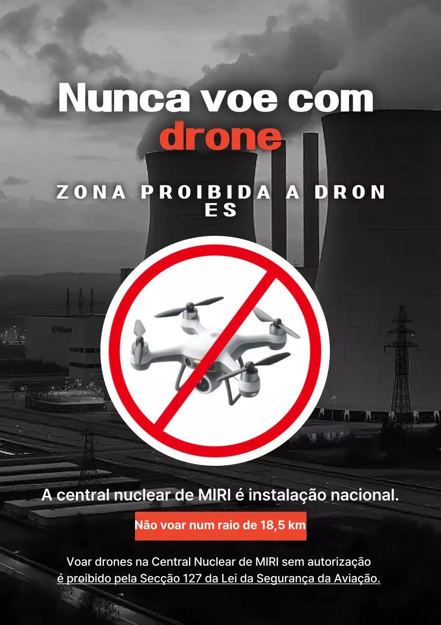 Campanha de Segurança Simples em Cinza