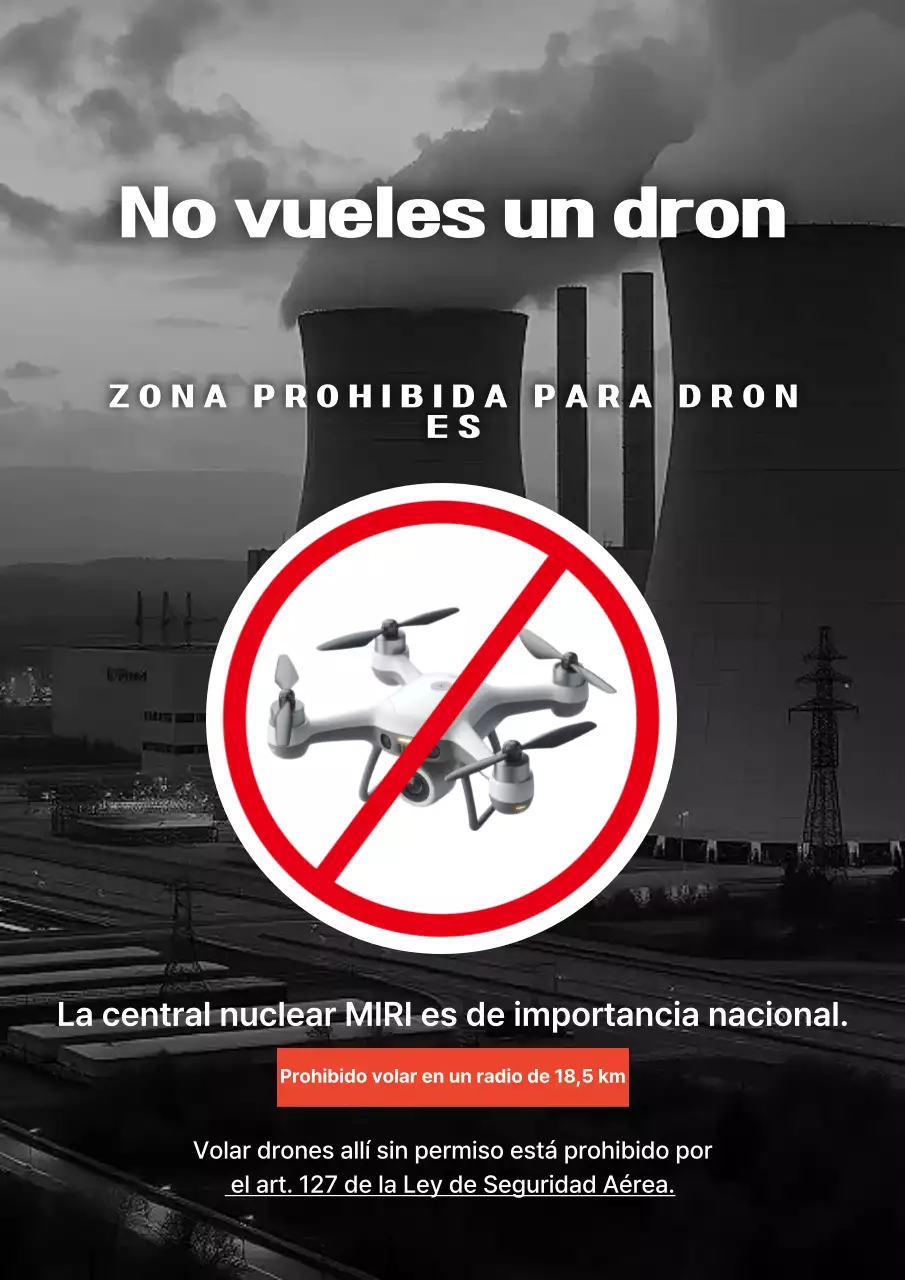 Campaña de seguridad simple y gris