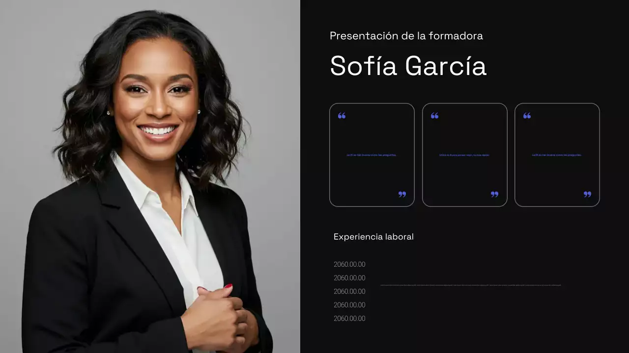Presentación del curso de IA moderna y negra