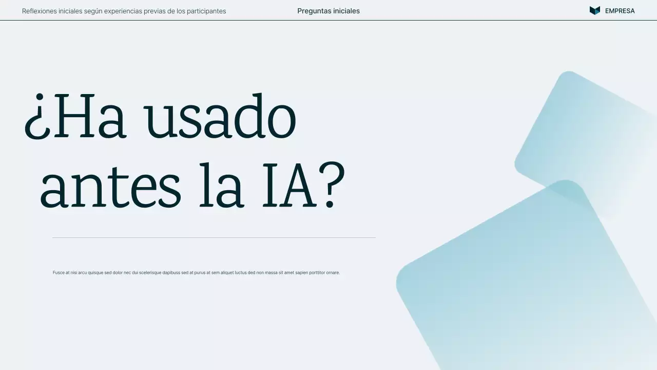 Presentación del curso de IA moderna de la Armada