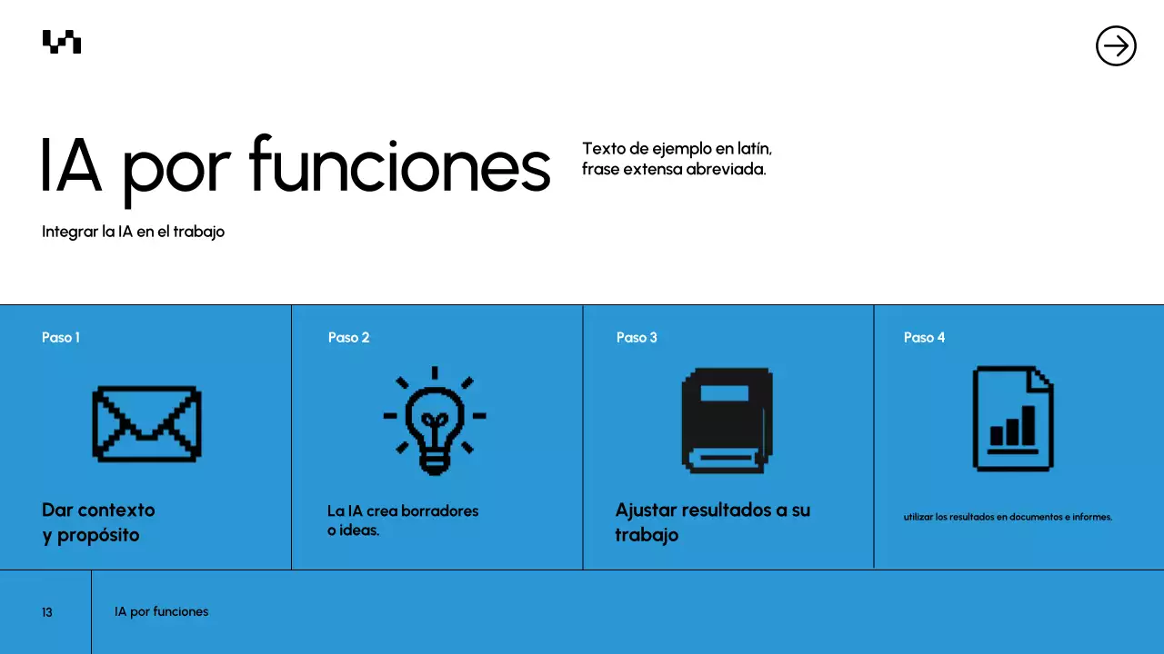 Presentación del documento del curso Blue Modern AI