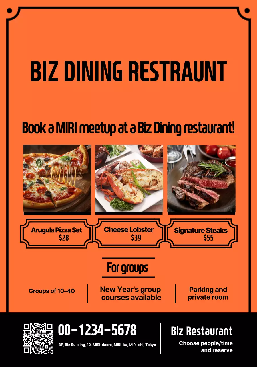 Khuyến mãi nhà hàng Orange Simple